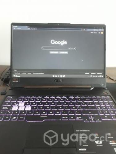 Notebook Gamer Asus tuf 15 fx-506