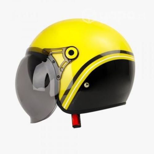 Casco moto shaft 121 scrambler chopper stripe am
