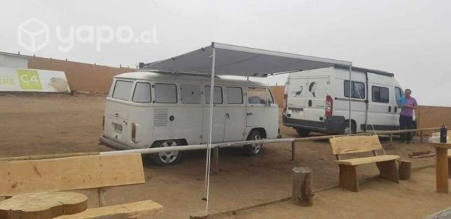 Toldo lateral casa rodante motorhome