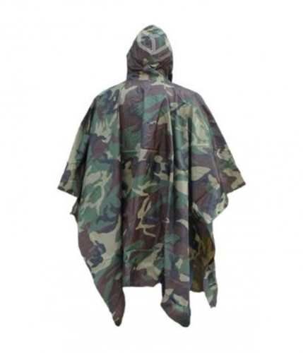 Poncho Impermeable Con Capucha Cubierta De Camufla