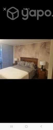 Cama 2 plazas con respaldo