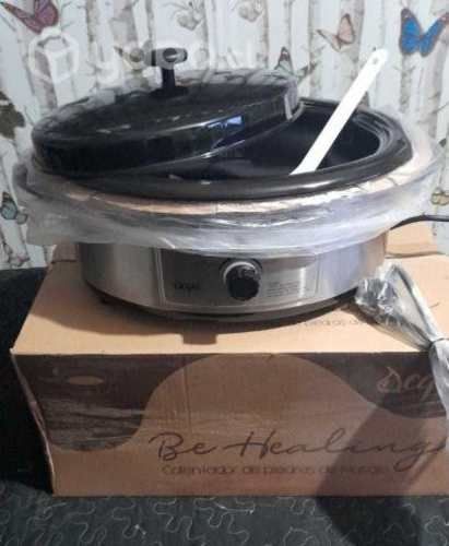 Set de olla con 36 piedras para masajes