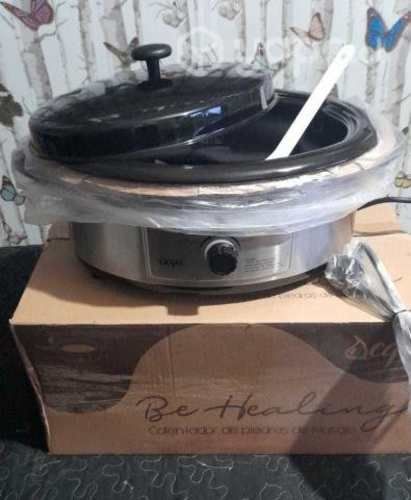 Set de olla con 36 piedras para masajes