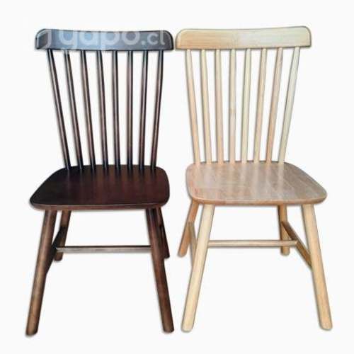 Silla NEW WINDSOR Natural/Café oscuro