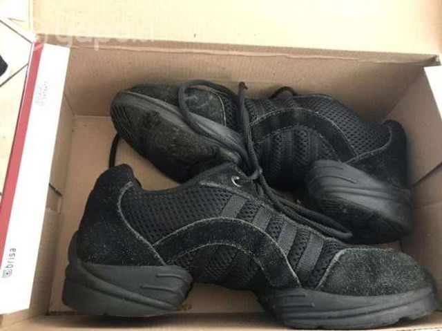 Zapatos de danza negros SO Dança Dk70 Talla37.5-38