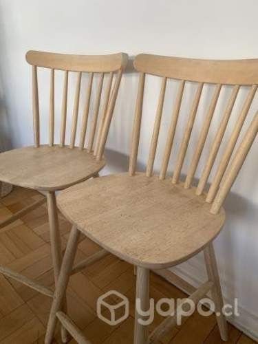 Sillas Altas Madera