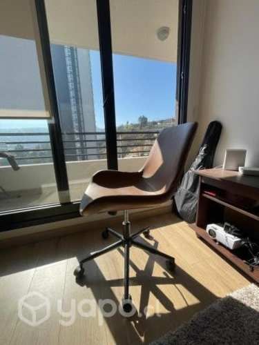 Silla escritorio Café ecocuero