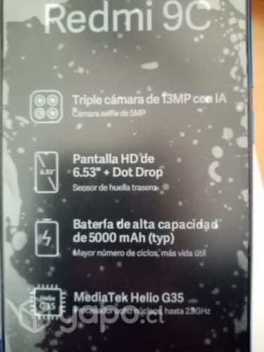 Celular xiaomi redmi 9C
