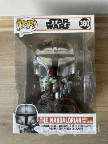 Funko pop gigante de the mandalorian