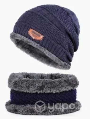 Gorro+cuello con chiporro unisex