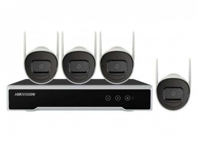 KIT IP HD 4 Canales Inalambrico Con Audio Hikvisio