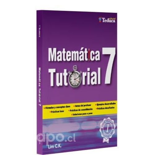 Libro Matemáticas Tutorial 7° Basico