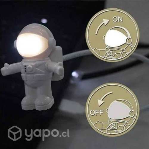 Lampara led usb de astronauta