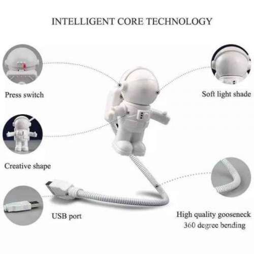 Lampara led usb de astronauta