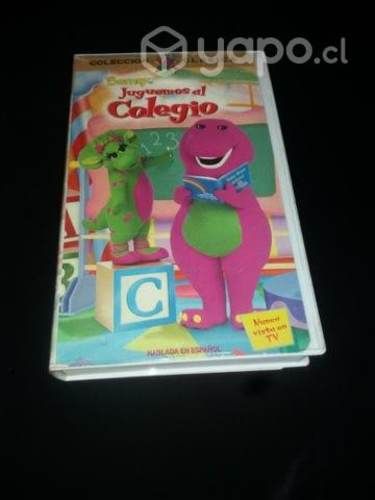 Película Barney Juguemos al colegio vhs