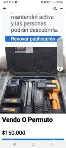 Clavadora inalambrica 2baterias de 18 w .cargador