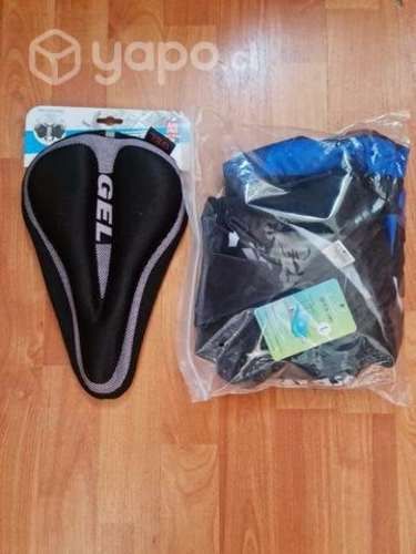 Conjunto Strava Talla L + Cubre sillín + guantes