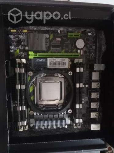 Placa madre xeon 16gb ram 10 nucleos x79 ssd128gb