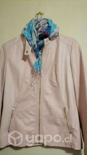 Casaca HERMOSA, COLOR ROSADO PÁLIDO TALLA S