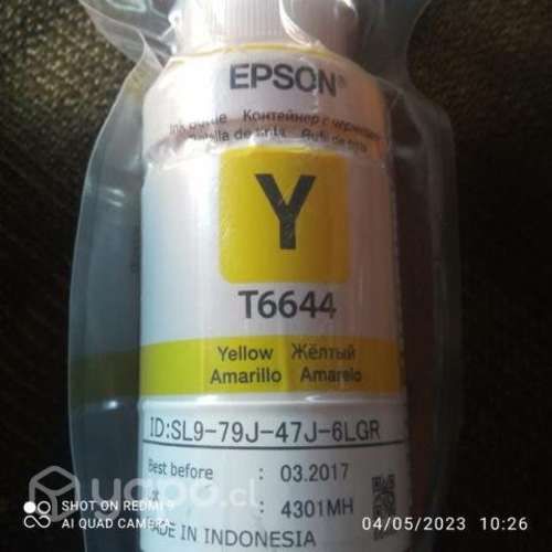 Tinta Epson 664 yellow original