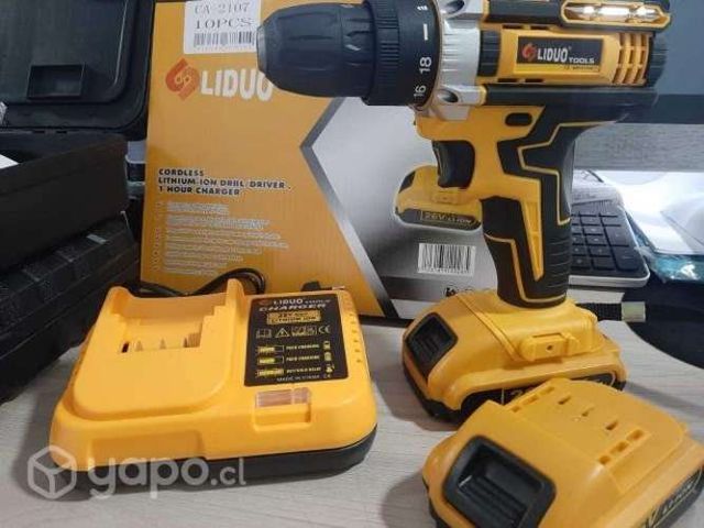 Taladro Destornillador Inalámbrico Con Dos BATERÌA