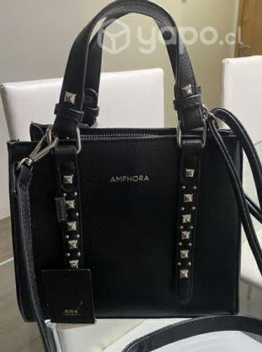 Cartera Amphora nueva con etiquetas. Negra