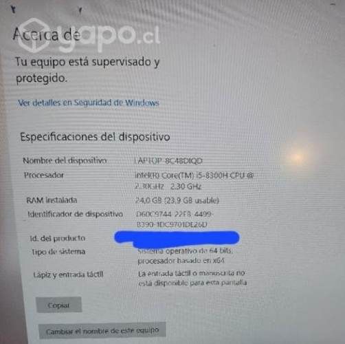 Noteboock Asus Tuf Gaming fx504