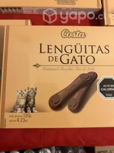 Chocolate lengüitas de gato