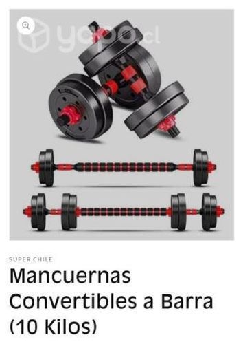 Mancuernas convertibles