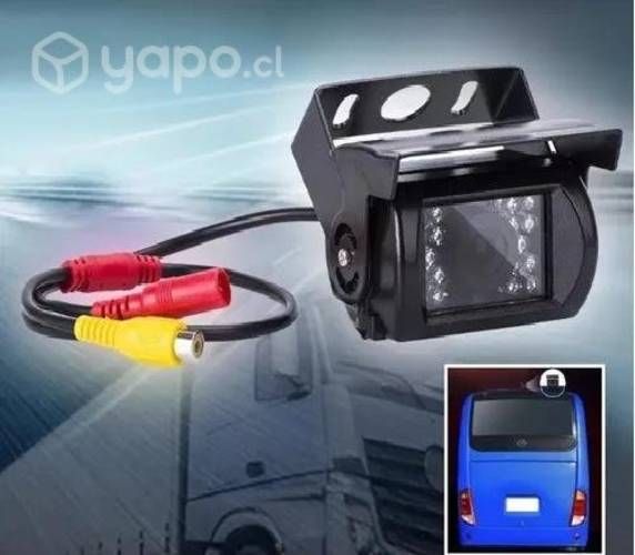 Kit Camara + Pantalla De Retroceso Auto Camión Bus