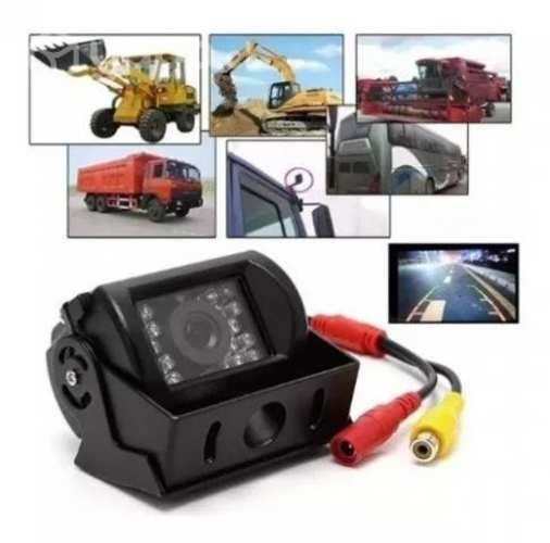 Kit Camara + Pantalla De Retroceso Auto Camión Bus