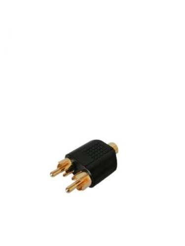 Adaptador Aux Audio Jack 3.5mm Hembra a Rca Macho