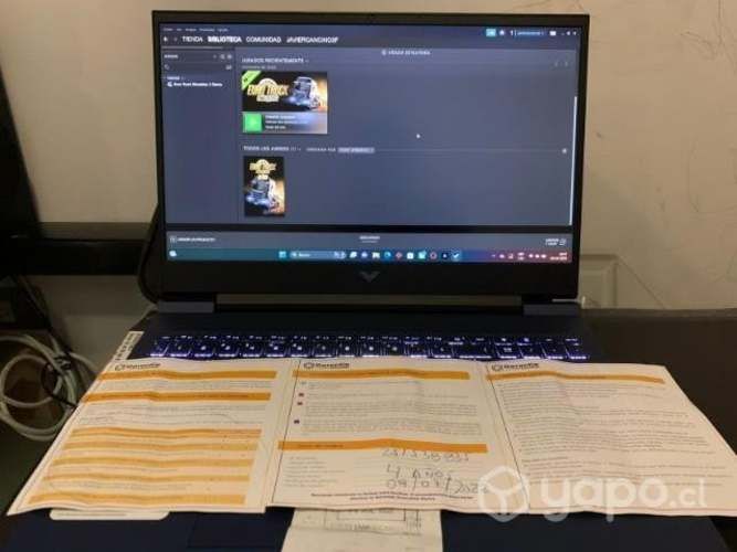 Notebook gamer, victus hp