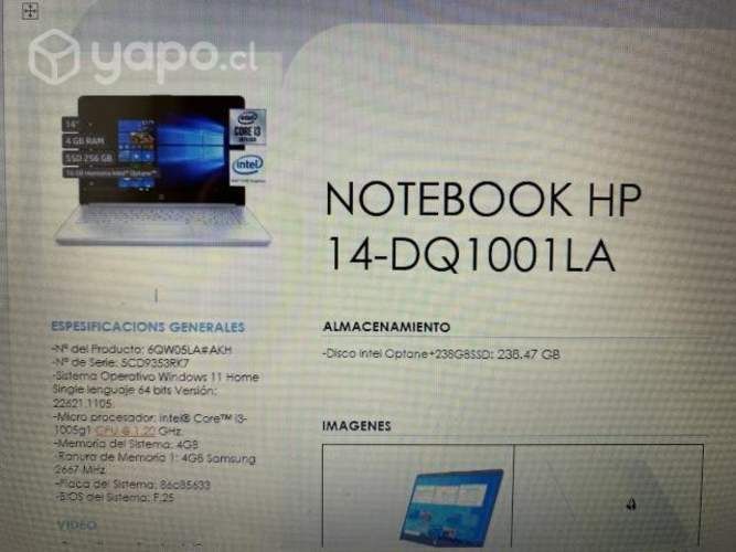 Computador HP DQ-141001LA