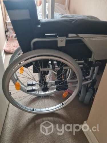 Silla de ruedas de aluminio