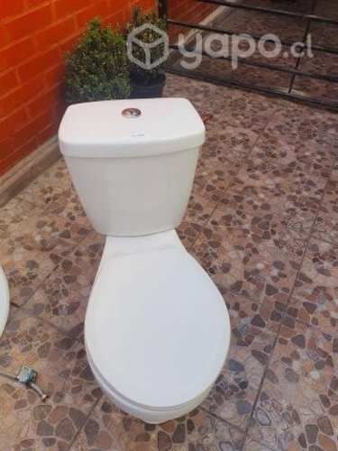 Tina de baño wc inodoro y lavamano