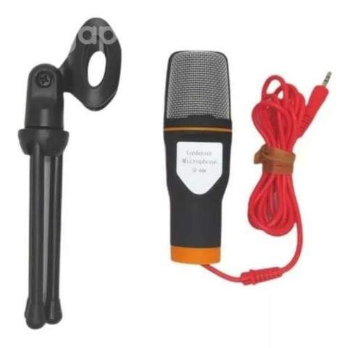 Micrófono SF 666 condensador omnidireccional negro