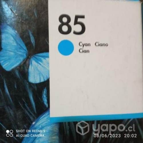 Tintas HP 85 colores originales de 28ml