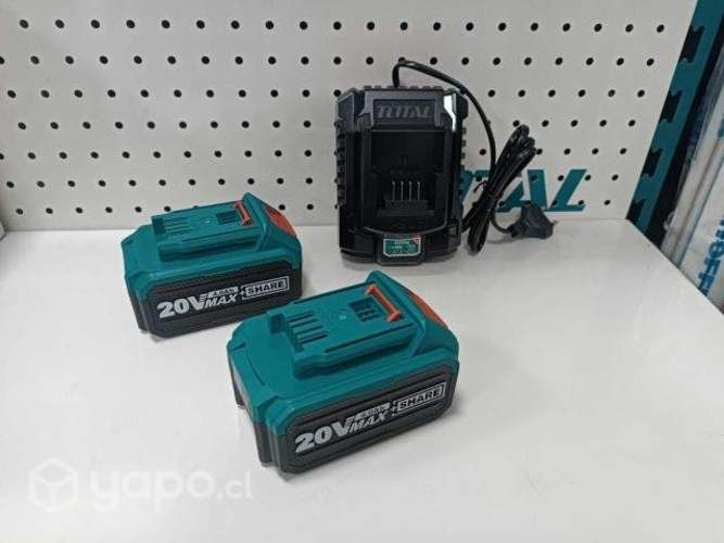 Kit atornillador+Rotomartillo+ Esmeril+ 2bat 4ah 2