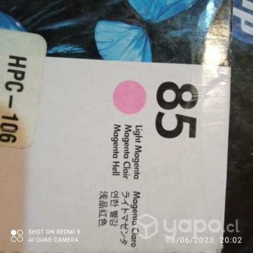 Tinta hp 85 light magenta original de 69ml