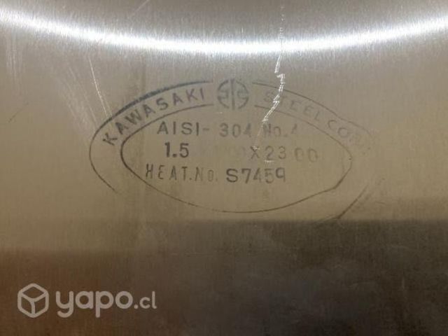 Planchas de acero inoxidable importadas