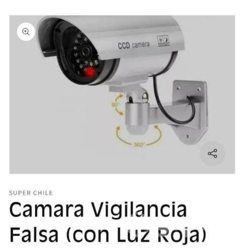 Cámara de vigilancia falso