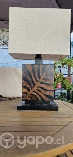 Lampara sobremesa rustica