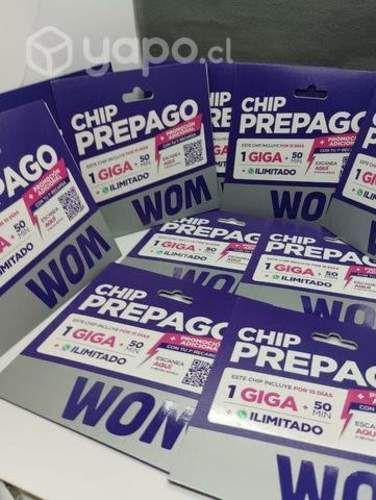 Chip Wom 100 unidades