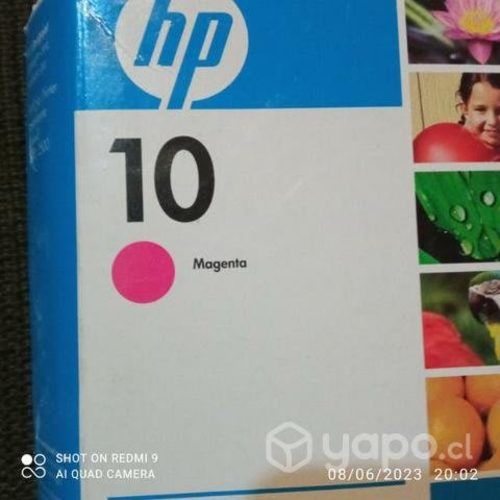 Tinta HP 10 magenta original de 28ml