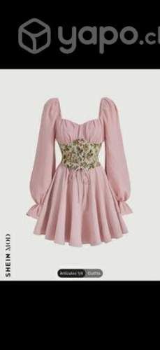 Vestido estilo corsé talla M con zapatos de regalo