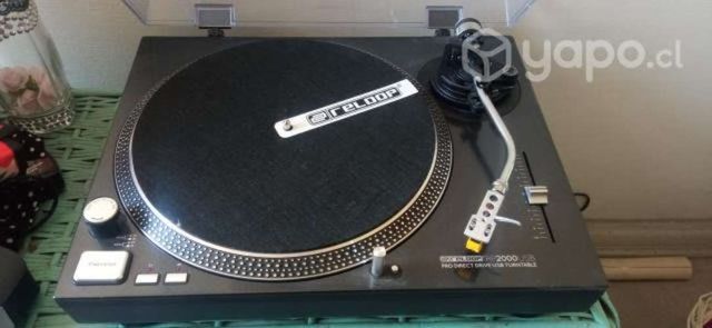 Tornamesa audio technica con tapa