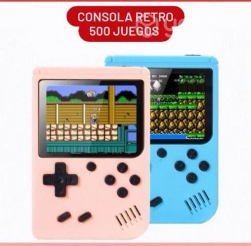 Consola Retro 8 bit - 500 Juegos