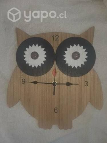 Reloj de pared Búho