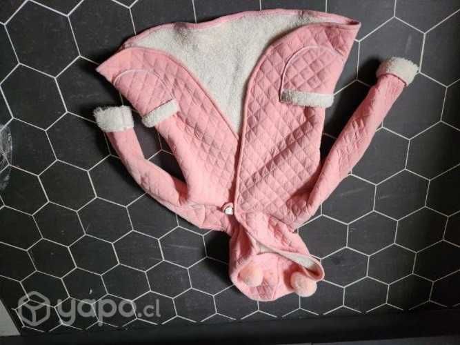 Abrigo rosado chiporro talla 6 poco uso